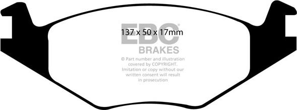 EBC Brakes DP21084 - Тормозные колодки, дисковые, комплект autospares.lv