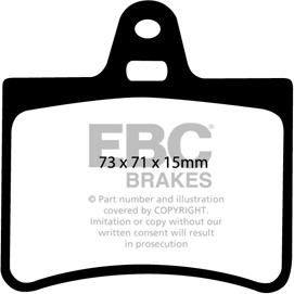 EBC Brakes DP1373 - Тормозные колодки, дисковые, комплект autospares.lv