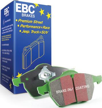 EBC Brakes DP22197 - Тормозные колодки, дисковые, комплект autospares.lv