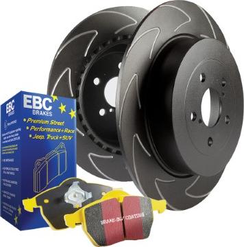 EBC Brakes PD18KF054 - Комплект экономичных тормозов autospares.lv