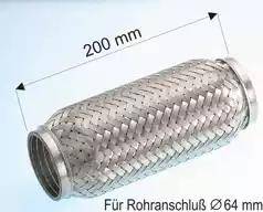 Eberspächer 996.0.025 - Гофрированная труба, выхлопная система autospares.lv