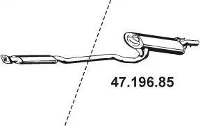 Eberspächer 47.196.85 - Глушитель выхлопных газов, конечный autospares.lv