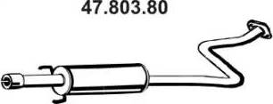 Eberspächer 47.803.80 - Средний глушитель выхлопных газов autospares.lv