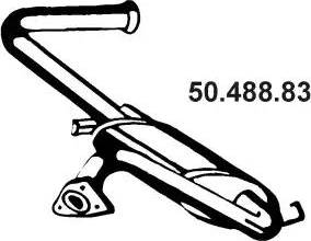 Eberspächer 50.488.83 - Глушитель выхлопных газов, конечный autospares.lv