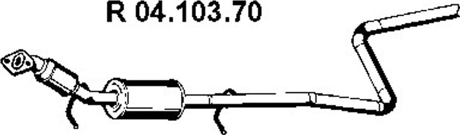 Eberspächer 04.103.70 - Труба выхлопного газа autospares.lv