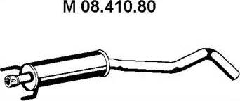 Eberspächer 08.410.80 - Средний глушитель выхлопных газов autospares.lv