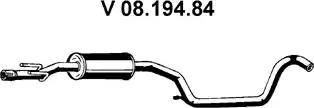 Eberspächer 08.194.84 - Предглушитель выхлопных газов autospares.lv