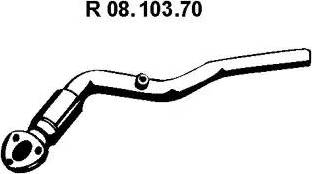 Eberspächer 08.103.70 - Труба выхлопного газа autospares.lv