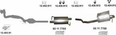 Eberspächer 12_1110 - Система выпуска ОГ autospares.lv