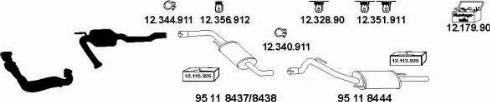 Eberspächer 12_1298 - Система выпуска ОГ autospares.lv