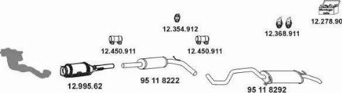 Eberspächer 12_206 - Система выпуска ОГ autospares.lv