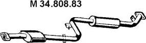 Eberspächer 34.808.83 - Средний глушитель выхлопных газов autospares.lv