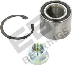 EBI EBK2150 - Подшипник ступицы колеса, комплект autospares.lv