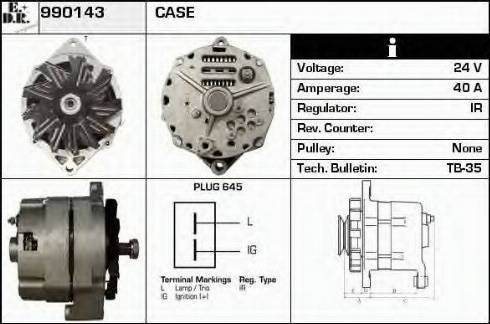 EDR 990143 - Генератор autospares.lv