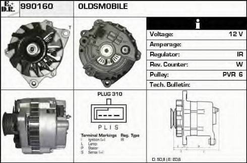 EDR 990160 - Генератор autospares.lv