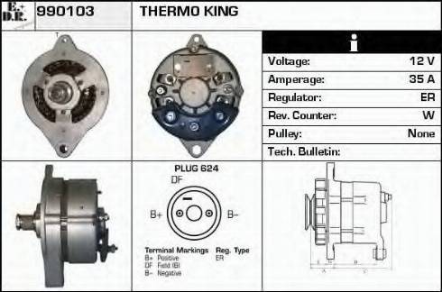 EDR 990103 - Генератор autospares.lv