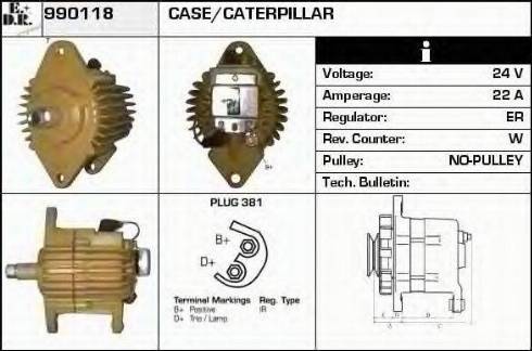 EDR 990118 - Генератор autospares.lv