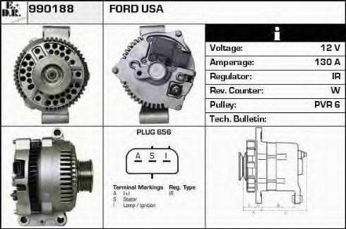 EDR 990188 - Генератор autospares.lv