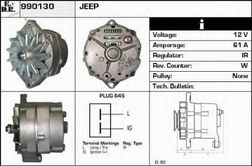 EDR 990130 - Генератор autospares.lv