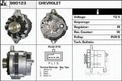 EDR 990123 - Генератор autospares.lv