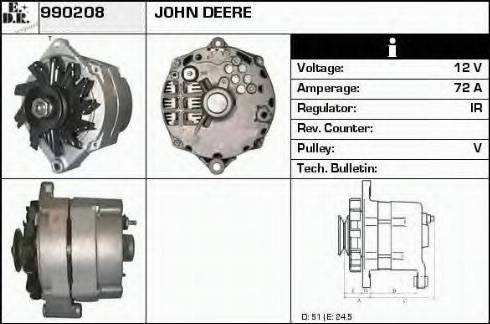 EDR 990208 - Генератор autospares.lv