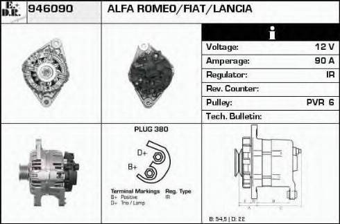 EDR 946090 - Генератор autospares.lv