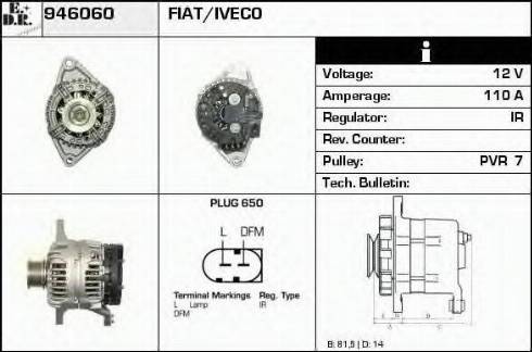 EDR 946060 - Генератор autospares.lv