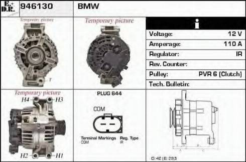 EDR 946130 - Генератор autospares.lv