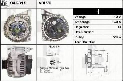 EDR 946310 - Генератор autospares.lv