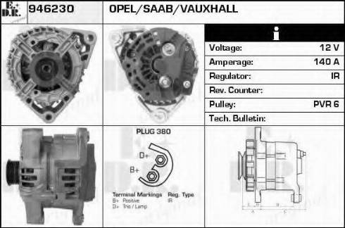 EDR 946230 - Генератор autospares.lv