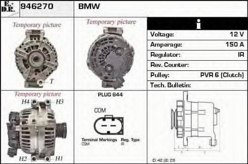 EDR 946270 - Генератор autospares.lv