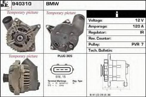 EDR 940310 - Генератор autospares.lv