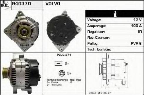 EDR 940370 - Генератор autospares.lv