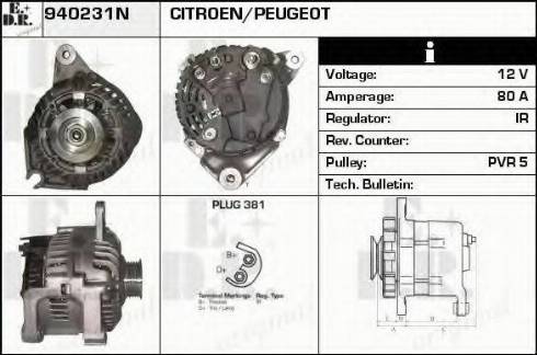 EDR 940231N - Генератор autospares.lv