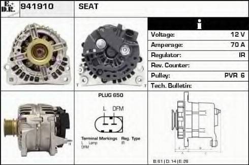 EDR 941910 - Генератор autospares.lv