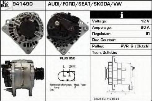 EDR 941490 - Генератор autospares.lv