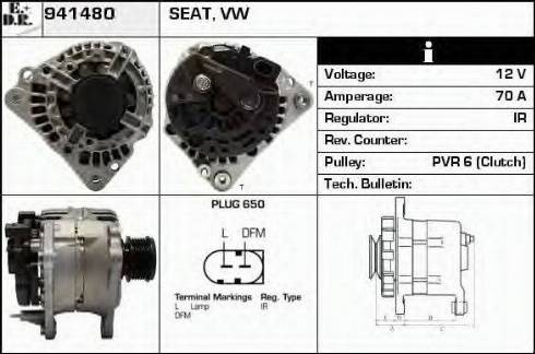 EDR 941480 - Генератор autospares.lv