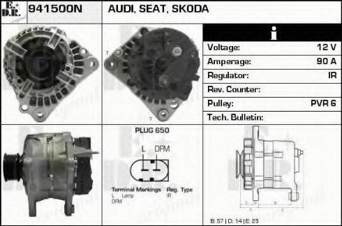 EDR 941500N - Генератор autospares.lv