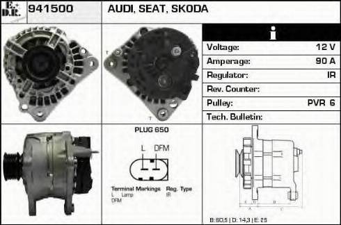 EDR 941500 - Генератор autospares.lv