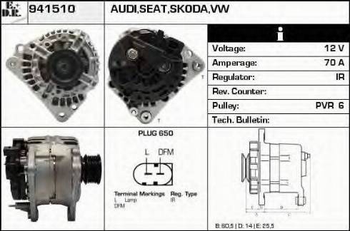 EDR 941510 - Генератор autospares.lv