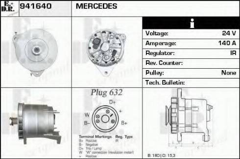 EDR 941640 - Генератор autospares.lv