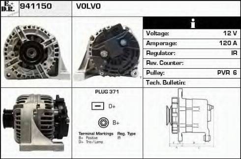 EDR 941150 - Генератор autospares.lv