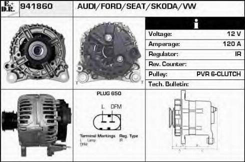 EDR 941860 - Генератор autospares.lv