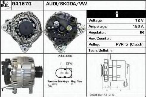 EDR 941870 - Генератор autospares.lv