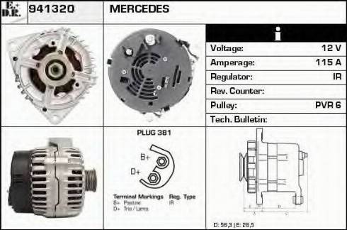 EDR 941320 - Генератор autospares.lv