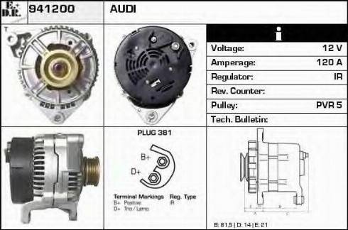 EDR 941200 - Генератор autospares.lv