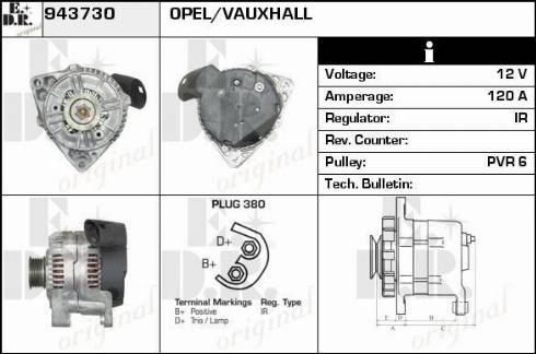 EDR 943730 - Генератор autospares.lv