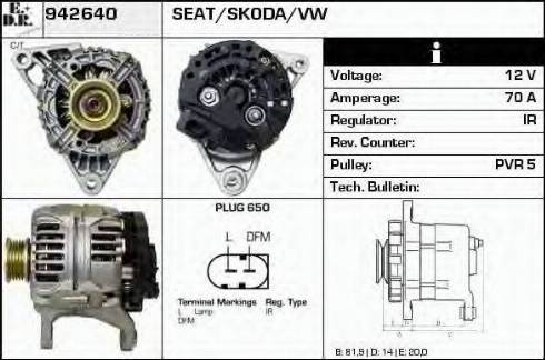 EDR 942640 - Генератор autospares.lv