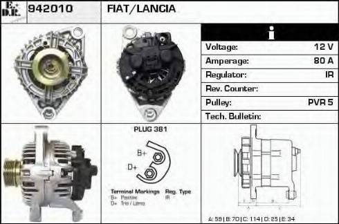 EDR 942010 - Генератор autospares.lv