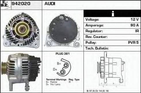 EDR 942020 - Генератор autospares.lv